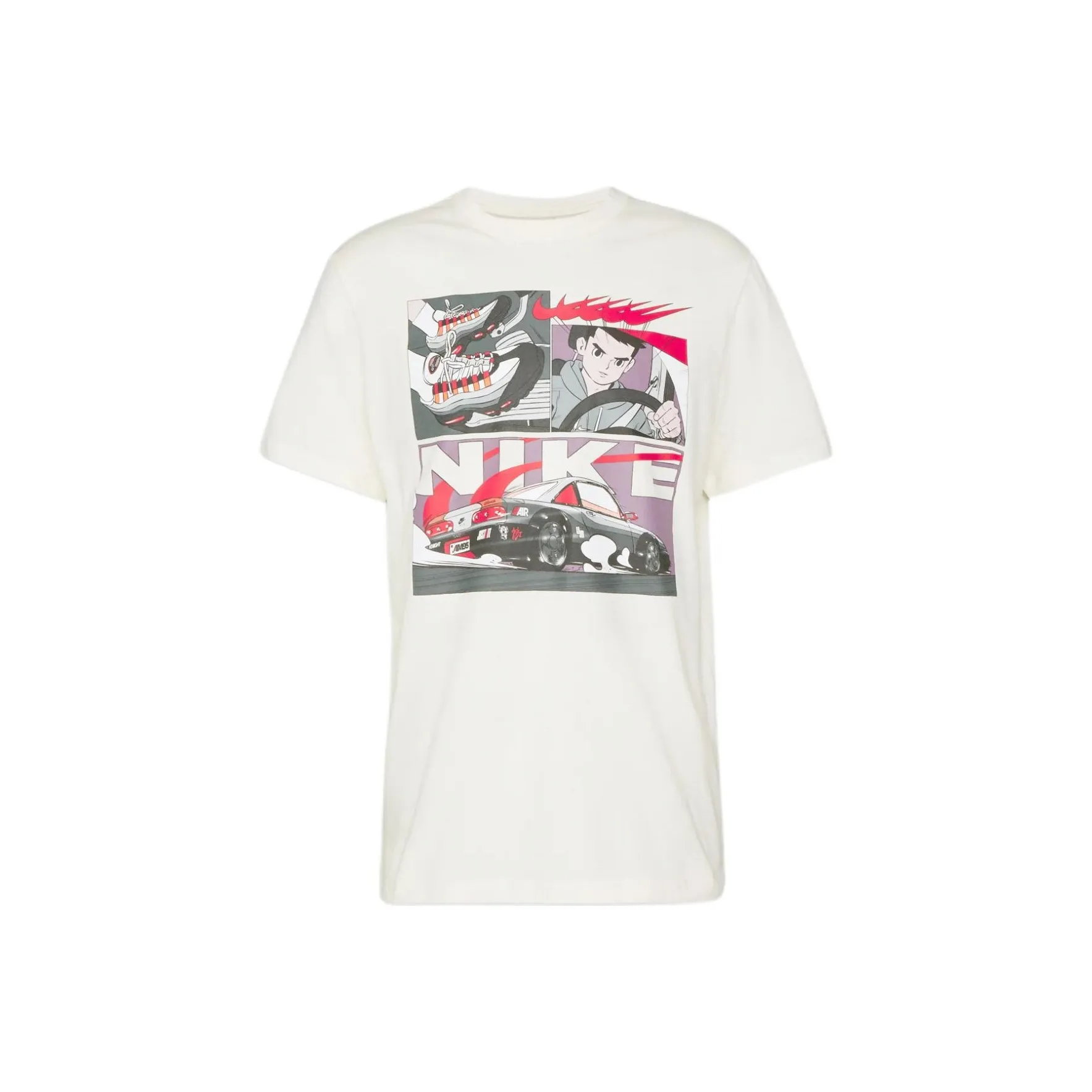 Nike T Shirts Men's Ivory White