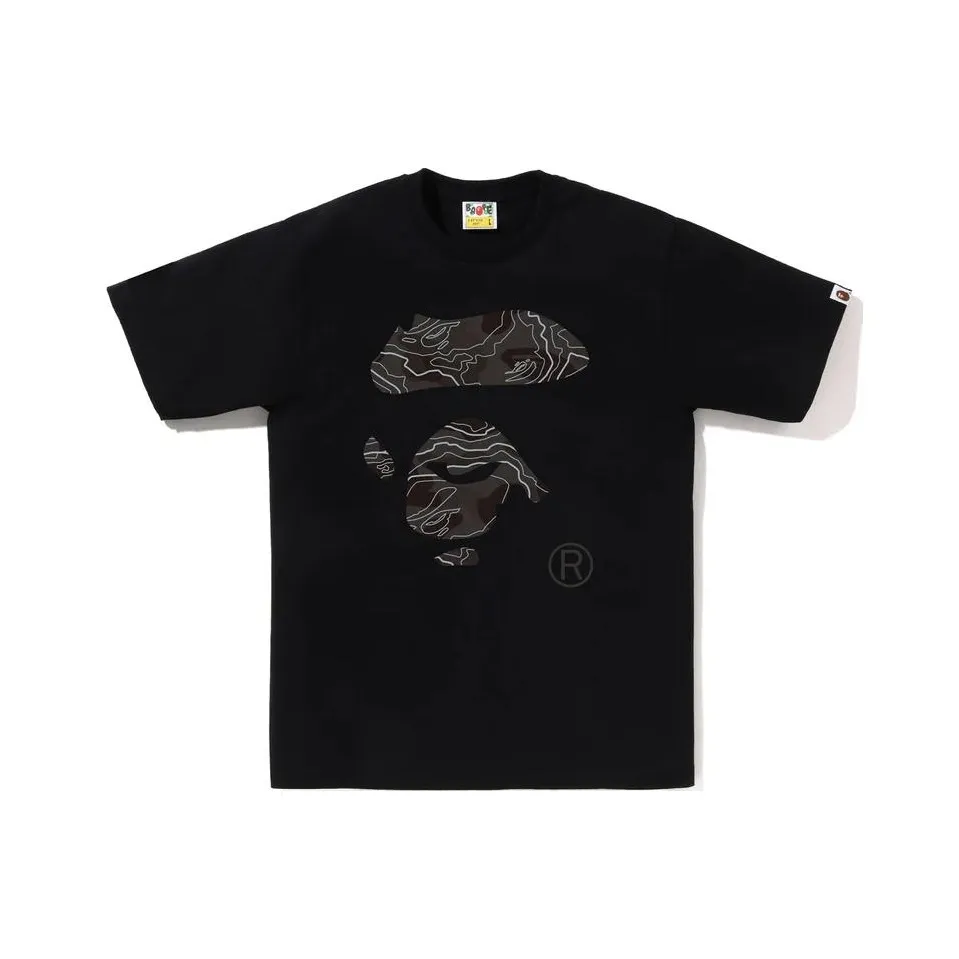 Bape Glass Beads 1st Camo Ape Face Tee