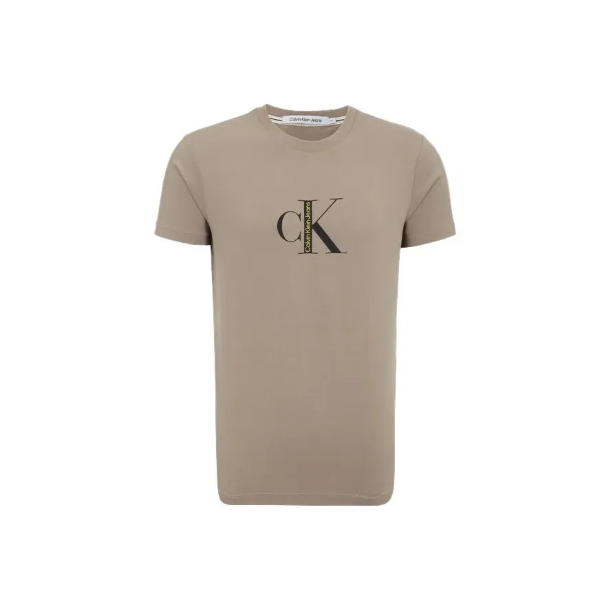 Calvin Klein T Shirts Men's Light Brown