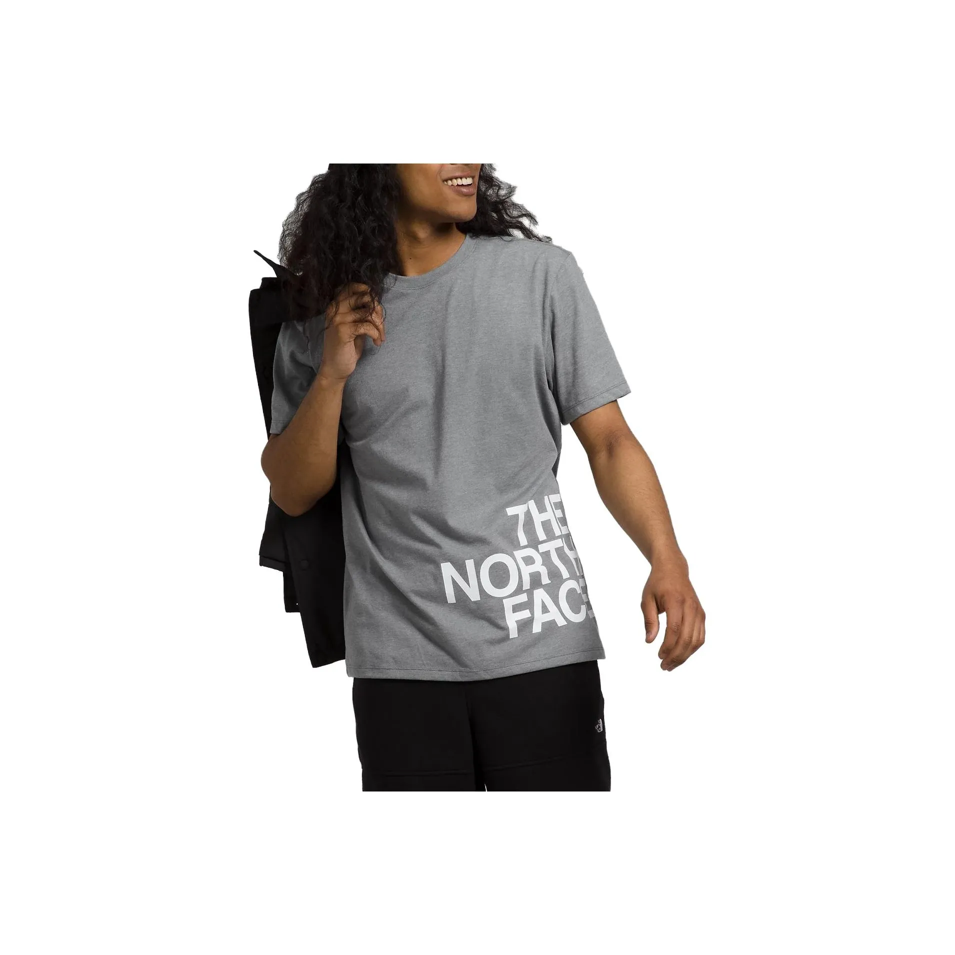 THE NORTH FACE T Shirts Men's Medium Gray Hemp