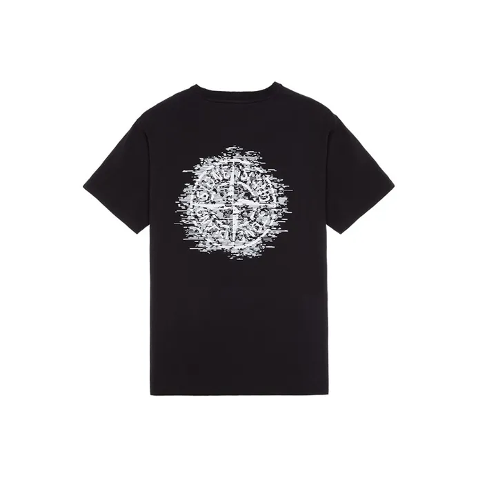 STONE ISLAND Graphic Printed Crewneck T Shirt