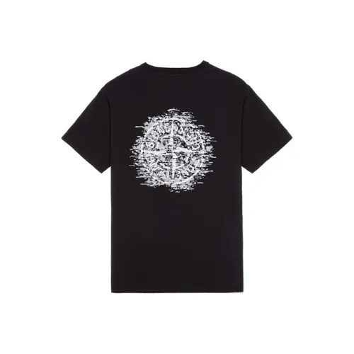 STONE ISLAND Черная Мужская Рубашка