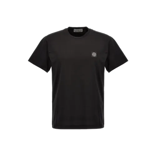 STONE ISLAND Черная Мужская Рубашка