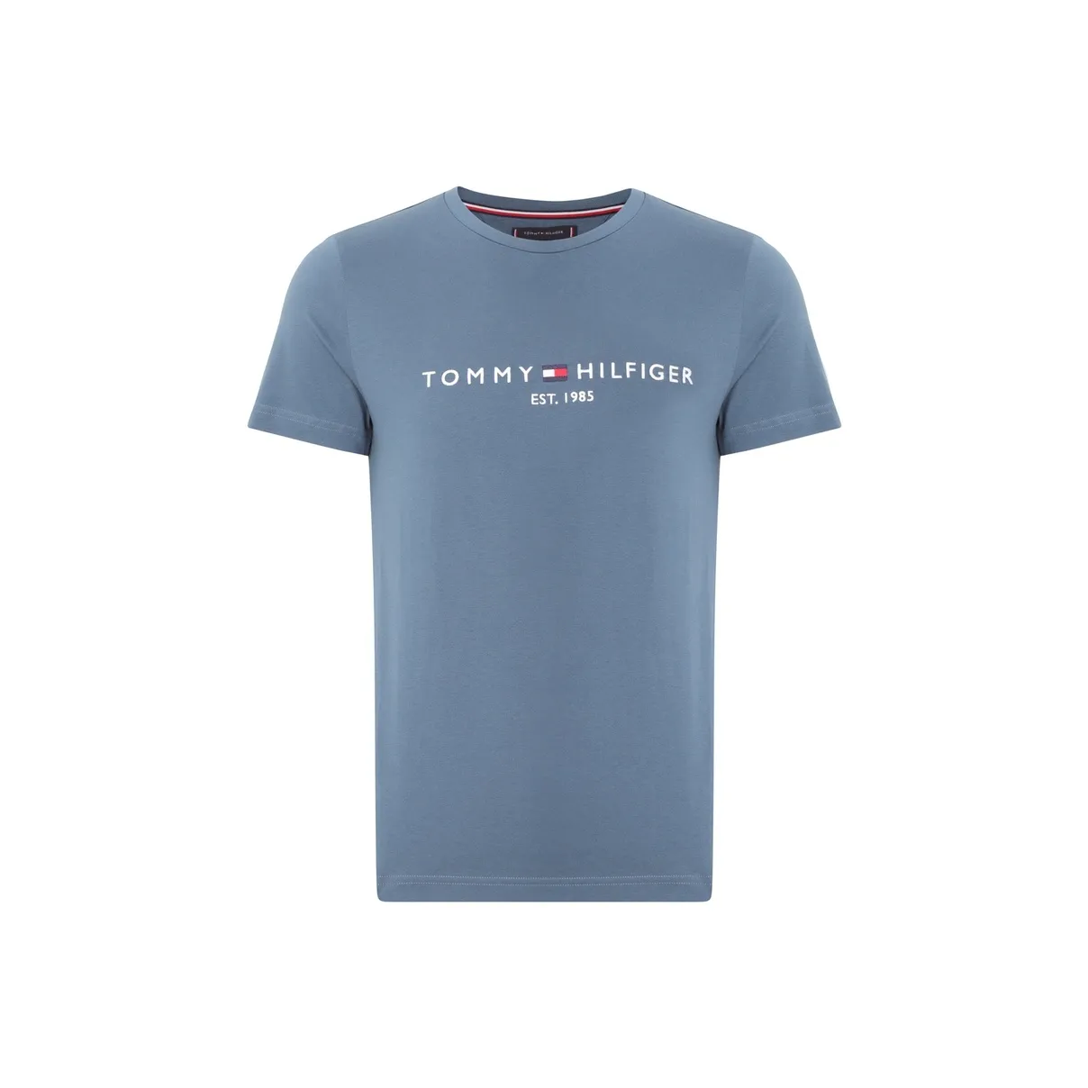 Tommy Hilfiger T Shirts Men's Haze Blue DA4