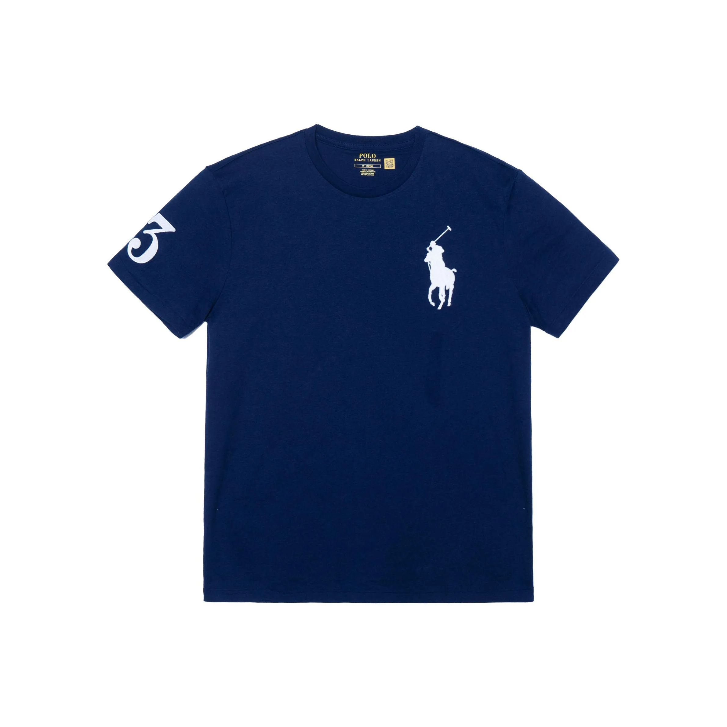 men polo-shirts robes Kids Knitwear SS23 Embroidery Pullover Short Sleeve T Shirt Navy Blue