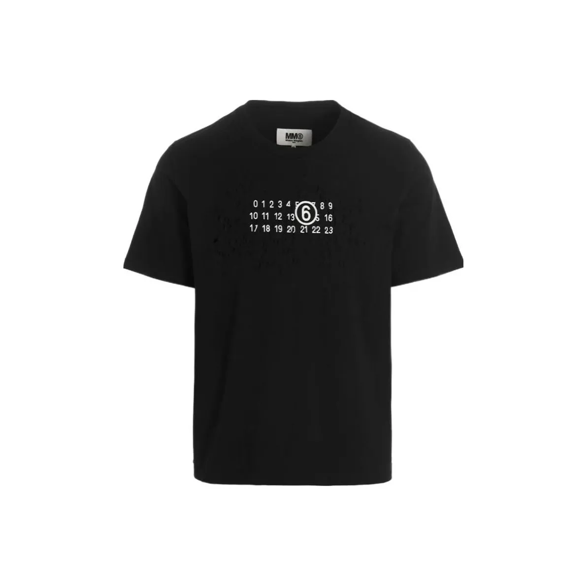 MM6 Maison Margiela совместная брендированная рубашка T Мужская Черная