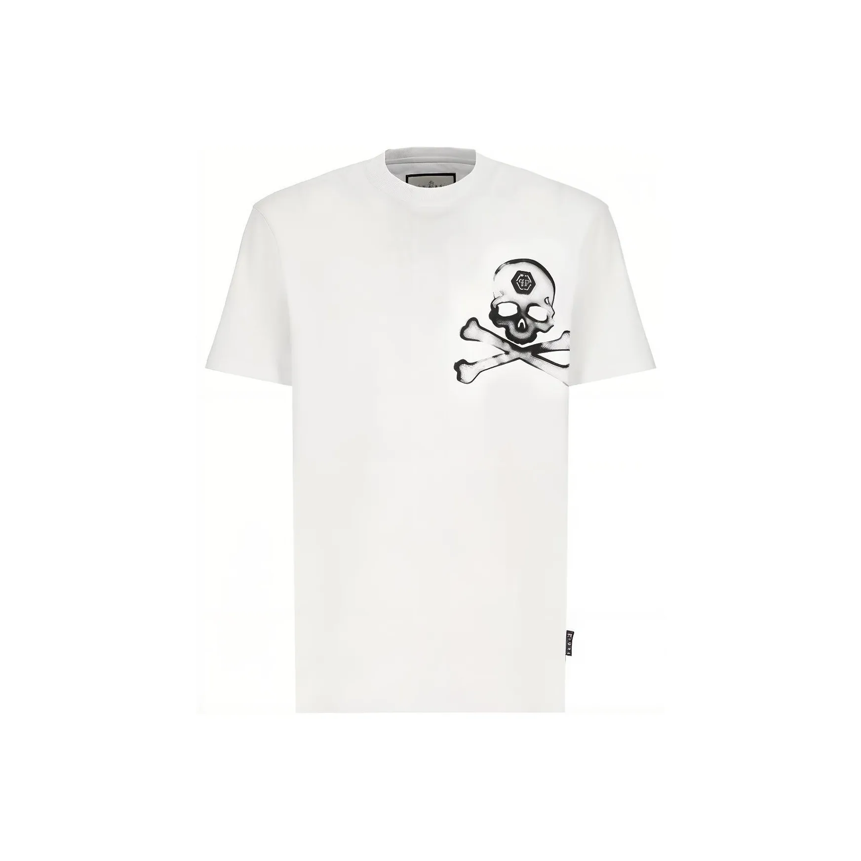 PHILIPP PLEIN Gothic Skull Printed Crewneck T Shirt