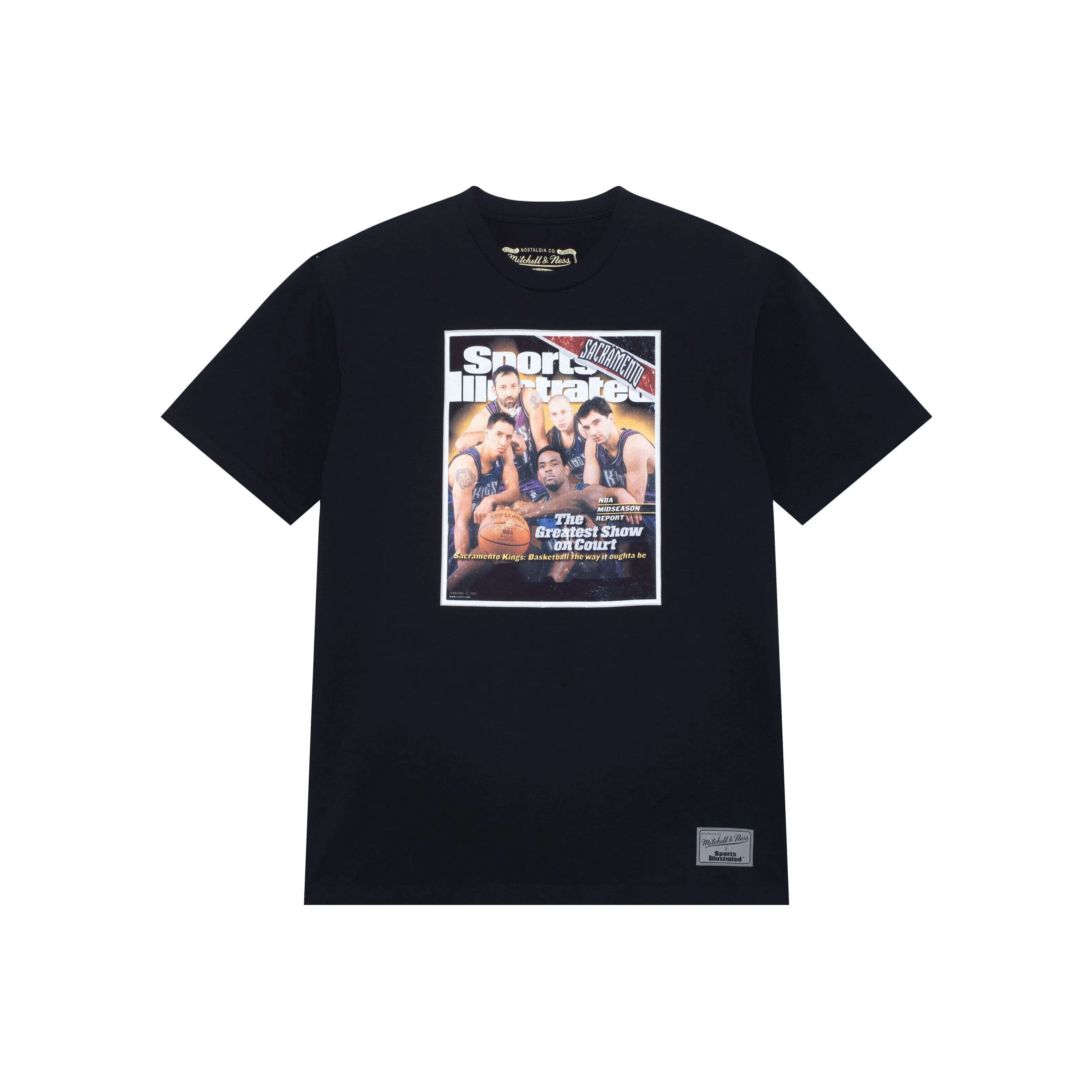 MITCHELL NESS x TIYUHUABAO LIANMINGKUAN Т-рубашка Унисекс Черная