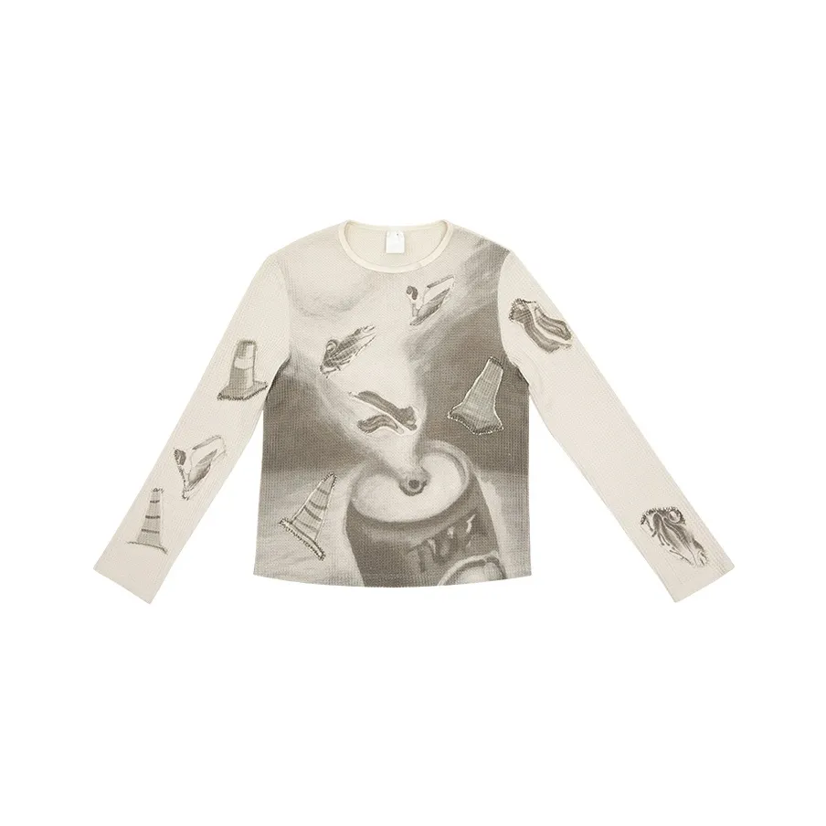 CONP T Shirt Unisex Light Coffee