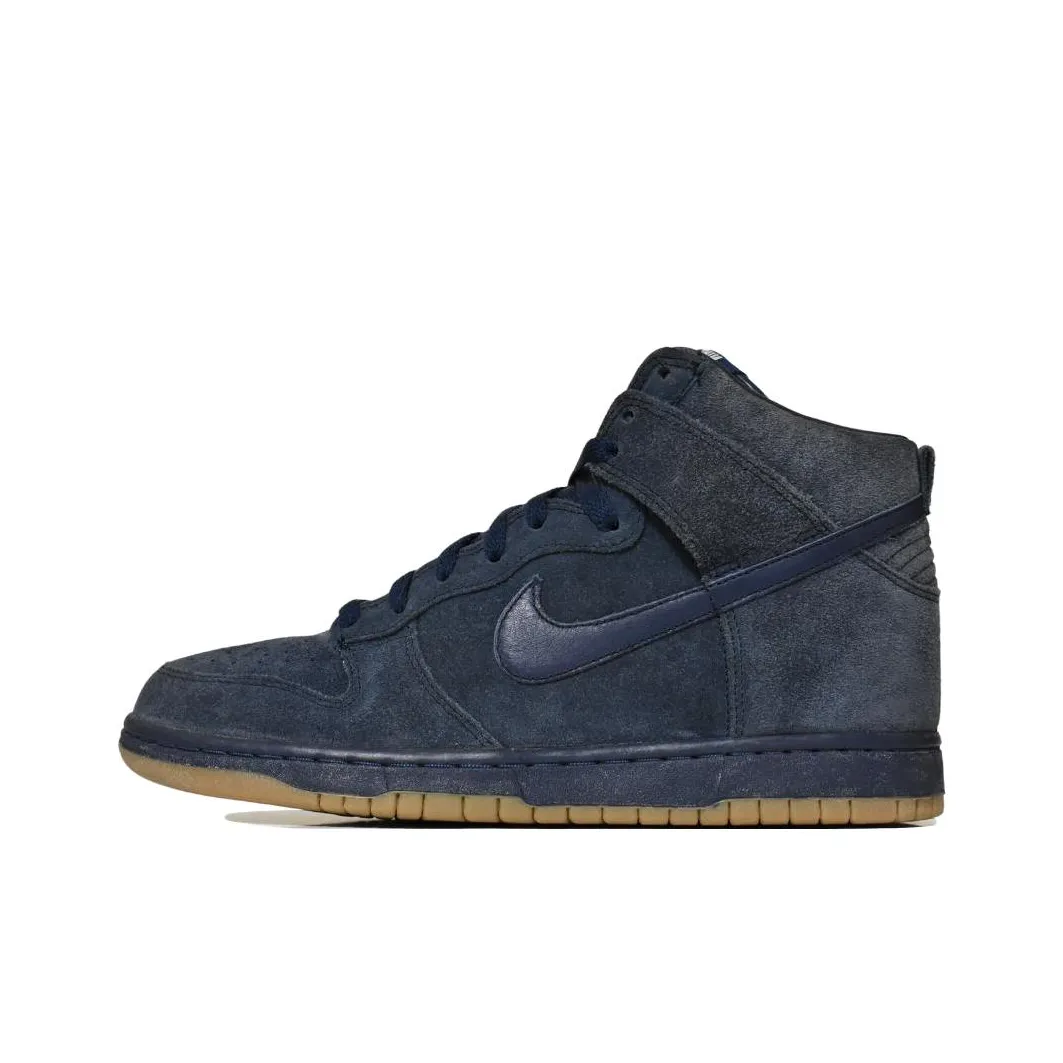 Nike Dunk High Anti Slip Wear Resistant High Top Skateboard Shoes Men's Green