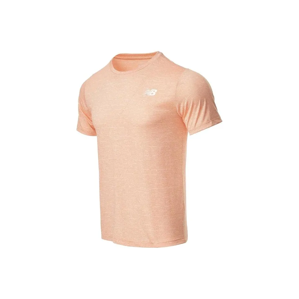 New Balance совместный бренд Ярко-оранжевая мужская футболка T-Shirt