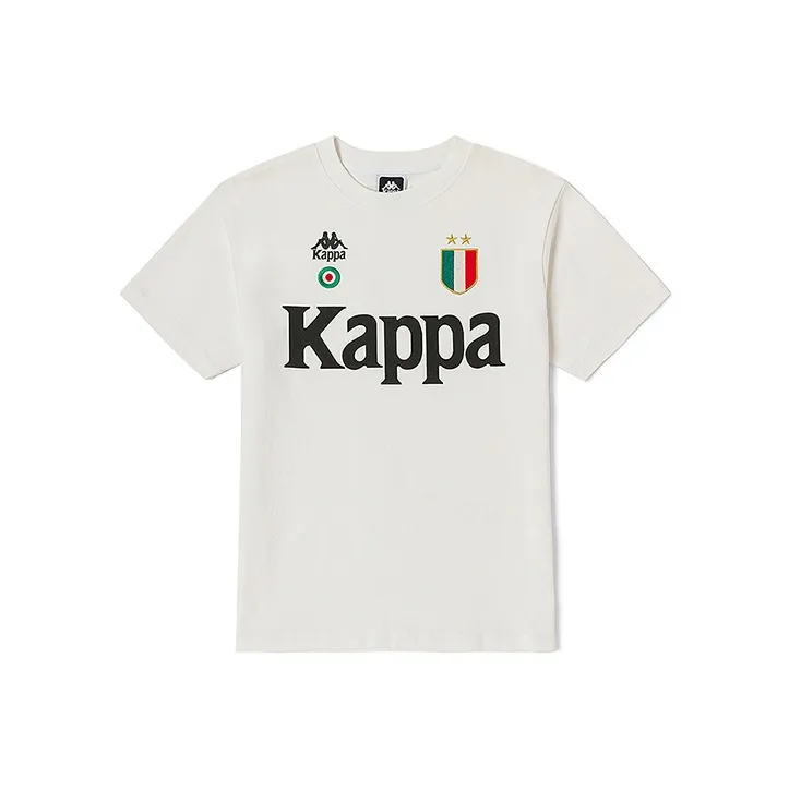 KAPPA 1916 Комплект с короткими рукавами мужская футболка корейский стиль белый цвет