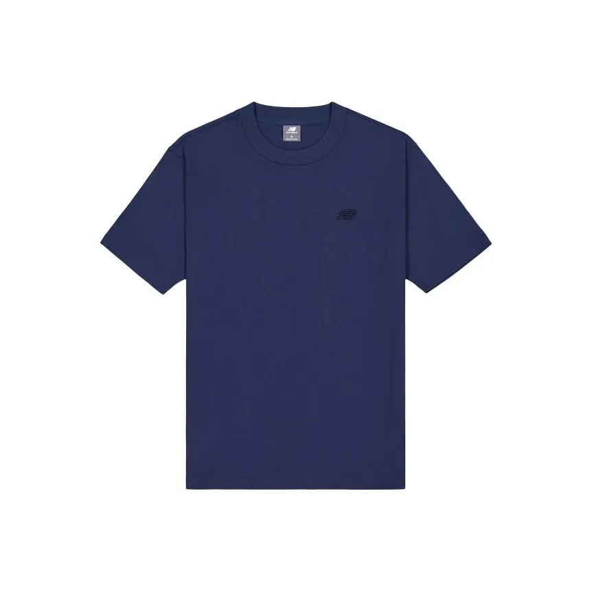New Balance совместная футболка мужская темно-синяя
