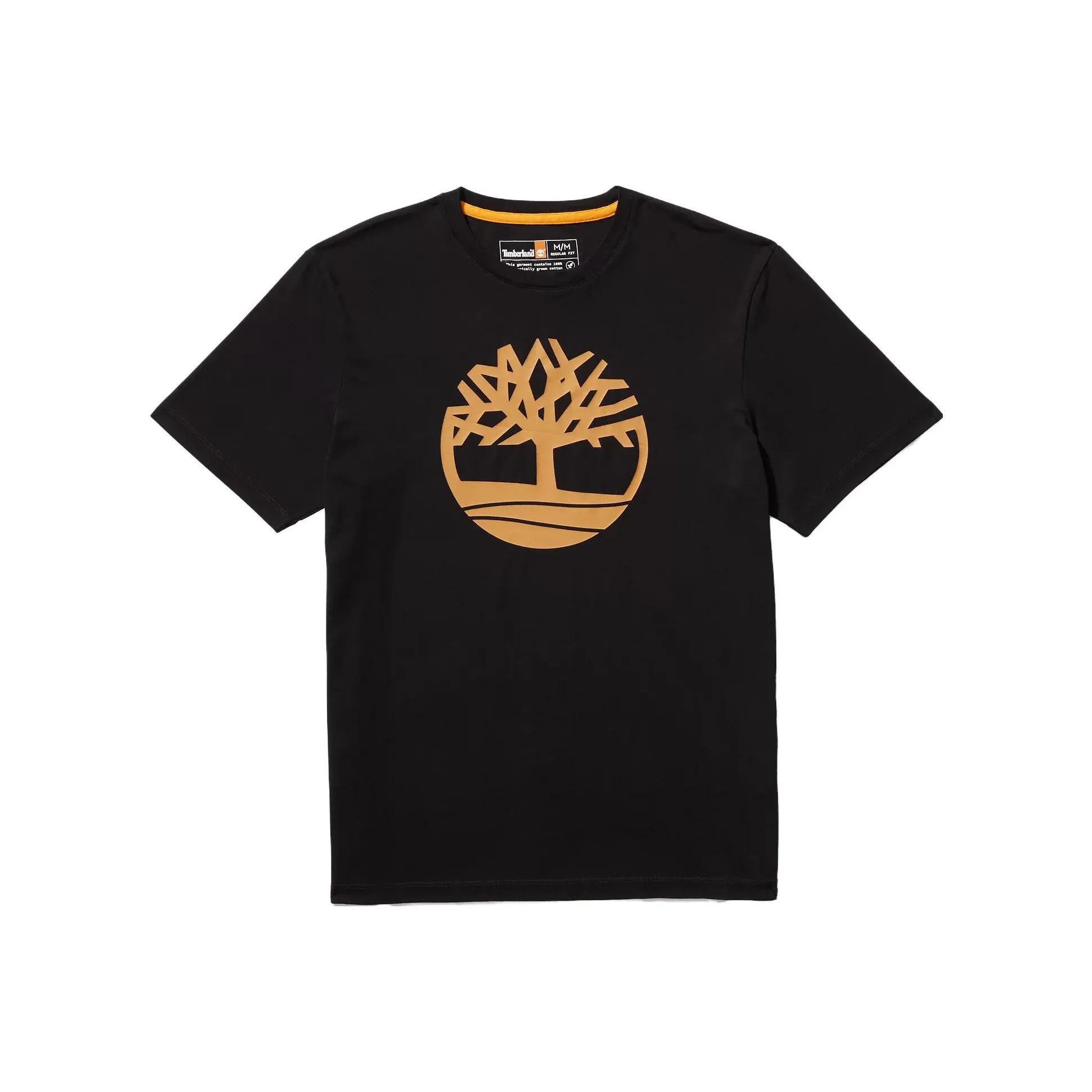 Timberland T Shirts Men's Black/Yellow Color