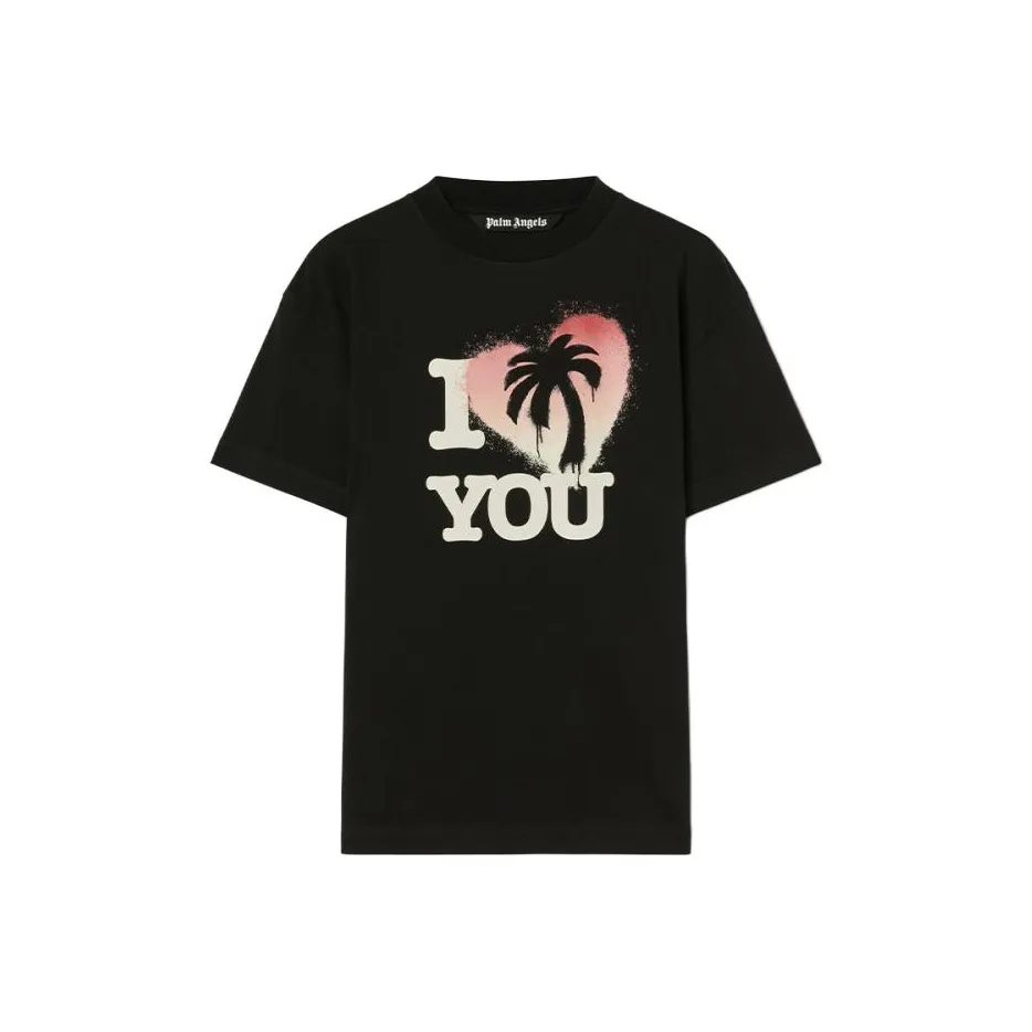 PALM ANGELS PALM ANGELS SS23 520 ограниченная серия Черный Унисекс Т-рубашка