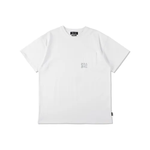 DENHAM × Wind And Sea SS23 Co Branded SERIES Белая Унисекс Рубашка T