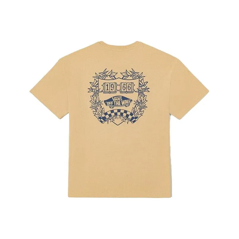 Vans Drop Shoulder Sleeve T-Shirt Unisex Terracotta