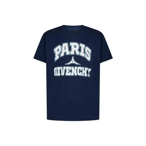 Givenchy Мужские рубашки синие