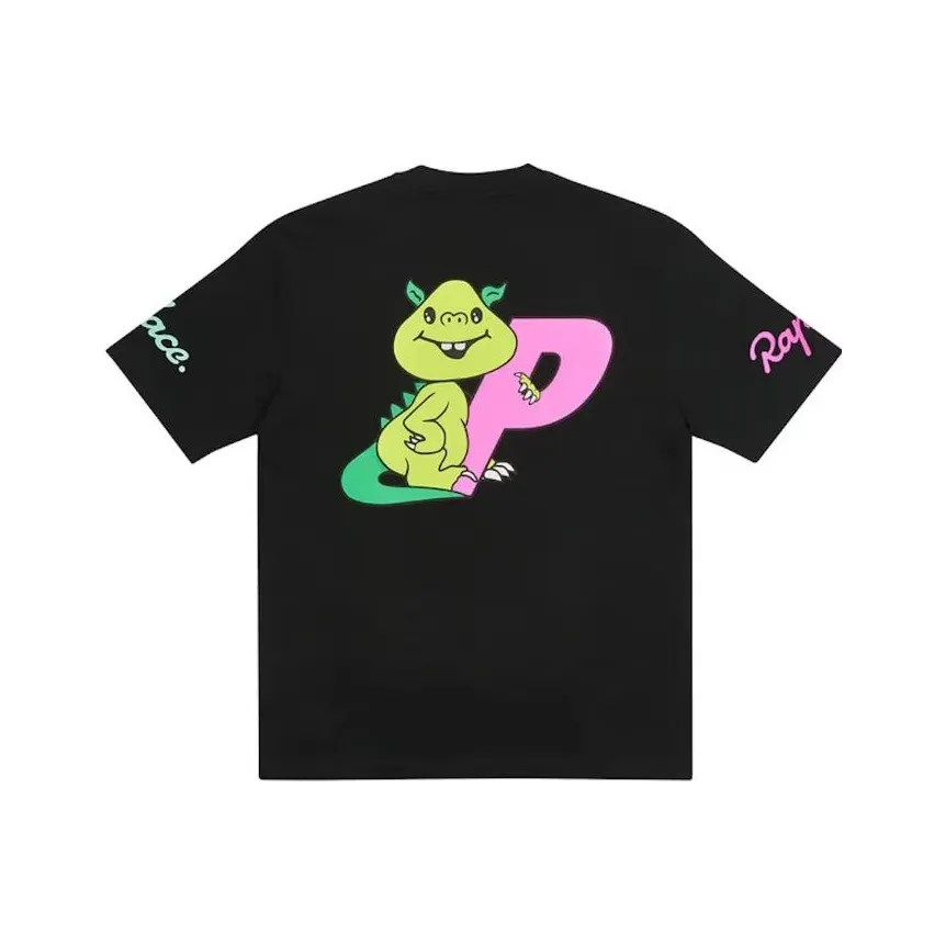 Дворцовый Черный Мужской T-Рубашки