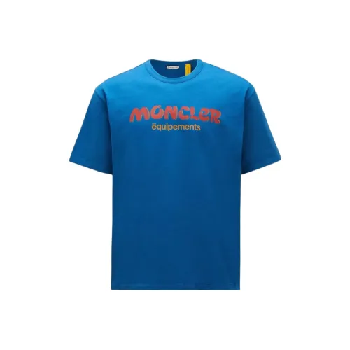 Moncler x Salehe Bembury Co Branded SERIES Синий Унисекс T Рубашки