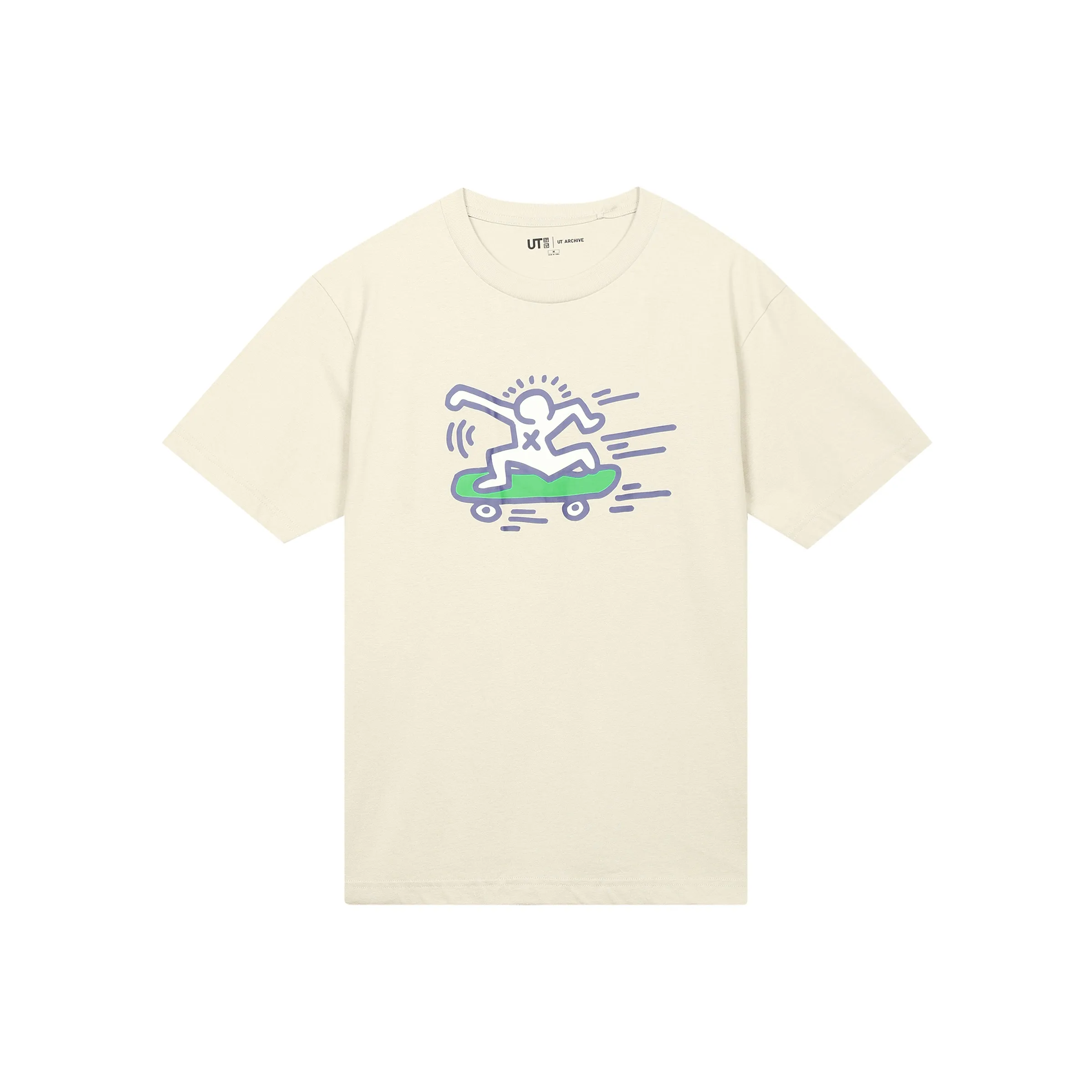 UNIQLO T Shirts Unisex Light Beige