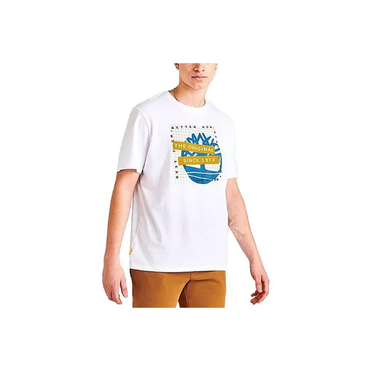 Timberland Белая Мужская T-рубашка