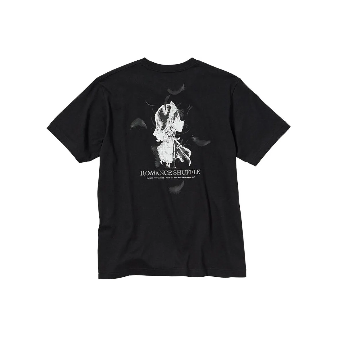 UNIQLO Detective Conan Co Branded Черная Унисекс Футболка