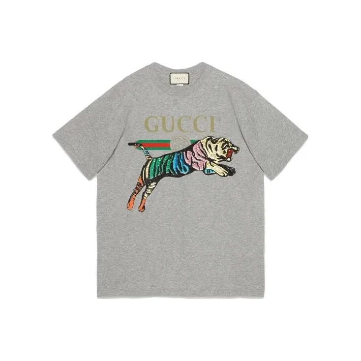 GUCCI Серый Мужской T-Рубашки