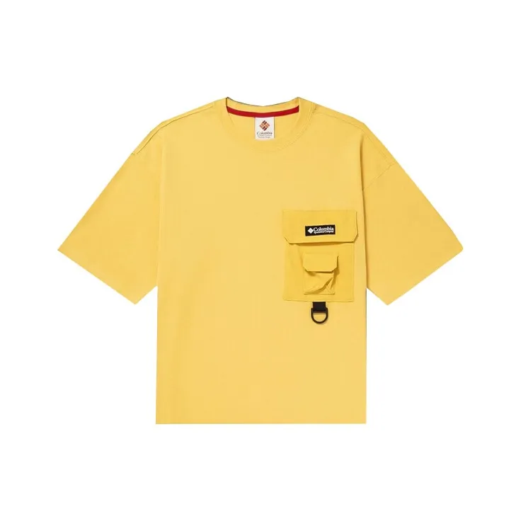 Columbia Желтая Мужская Футболка