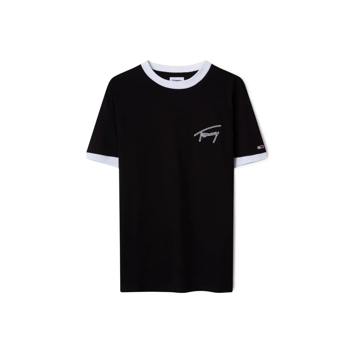 Tommy Hilfiger Черная BDS Мужская T-Рубашка