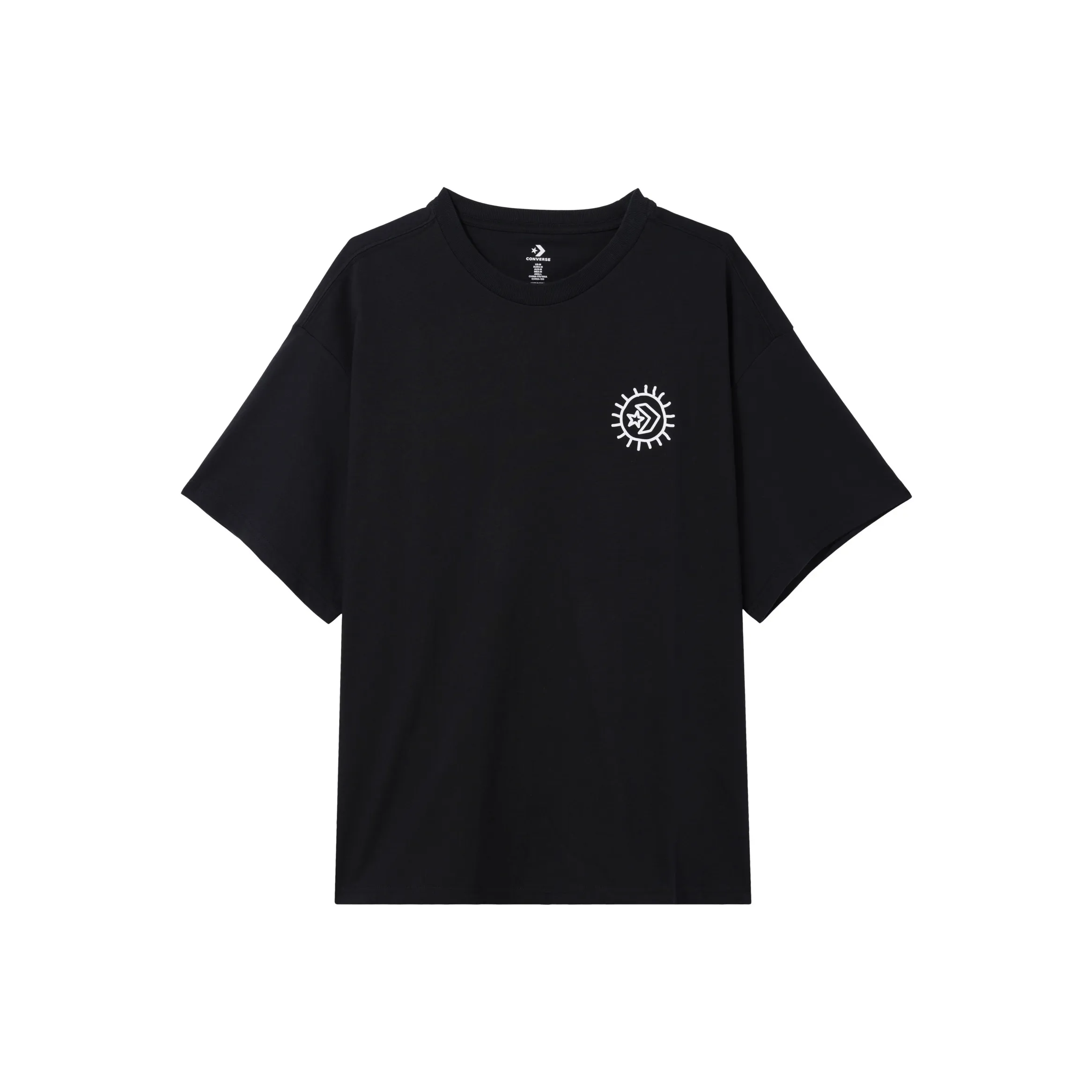 Конверс Neon Horizon T Рубашка Мужская Черная