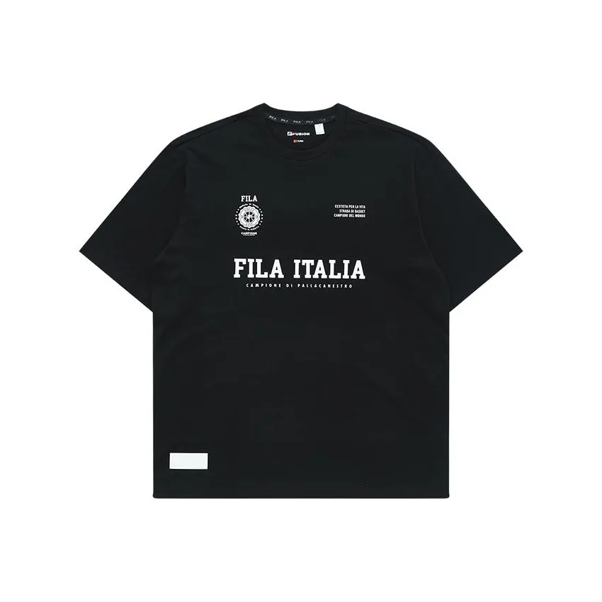 FILA FUSION T Рубашка Мужская Темно-Черная