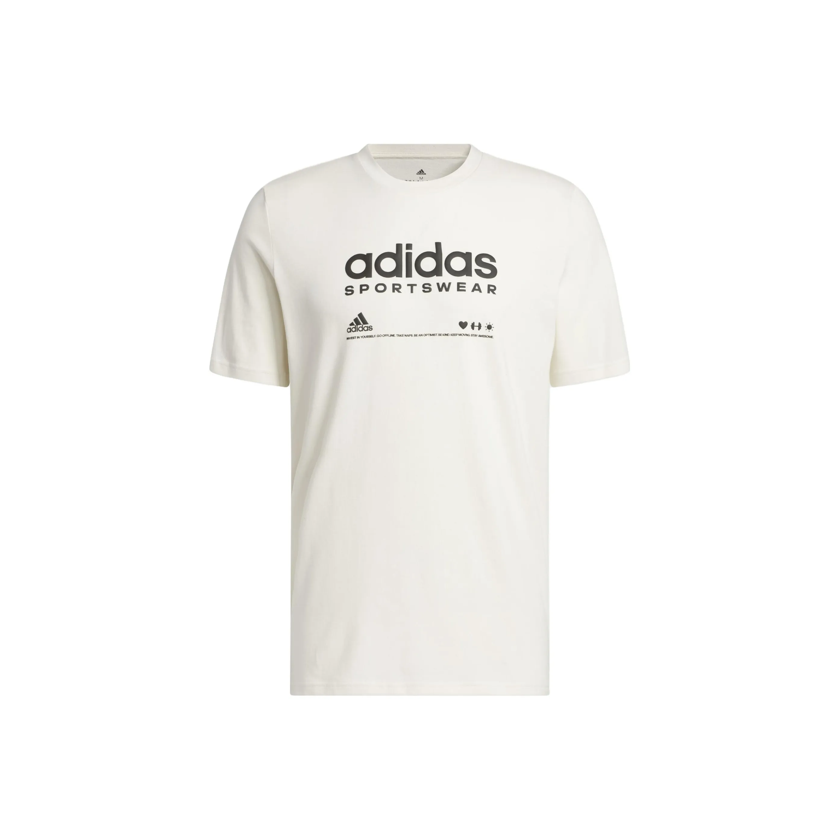 Adidas LOUNGE Белый Мужской T-Рубашка