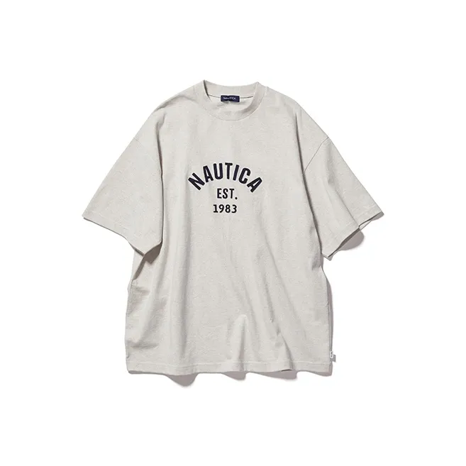 Nautica White Sail Короткий рукав T-рубашки Унисекс