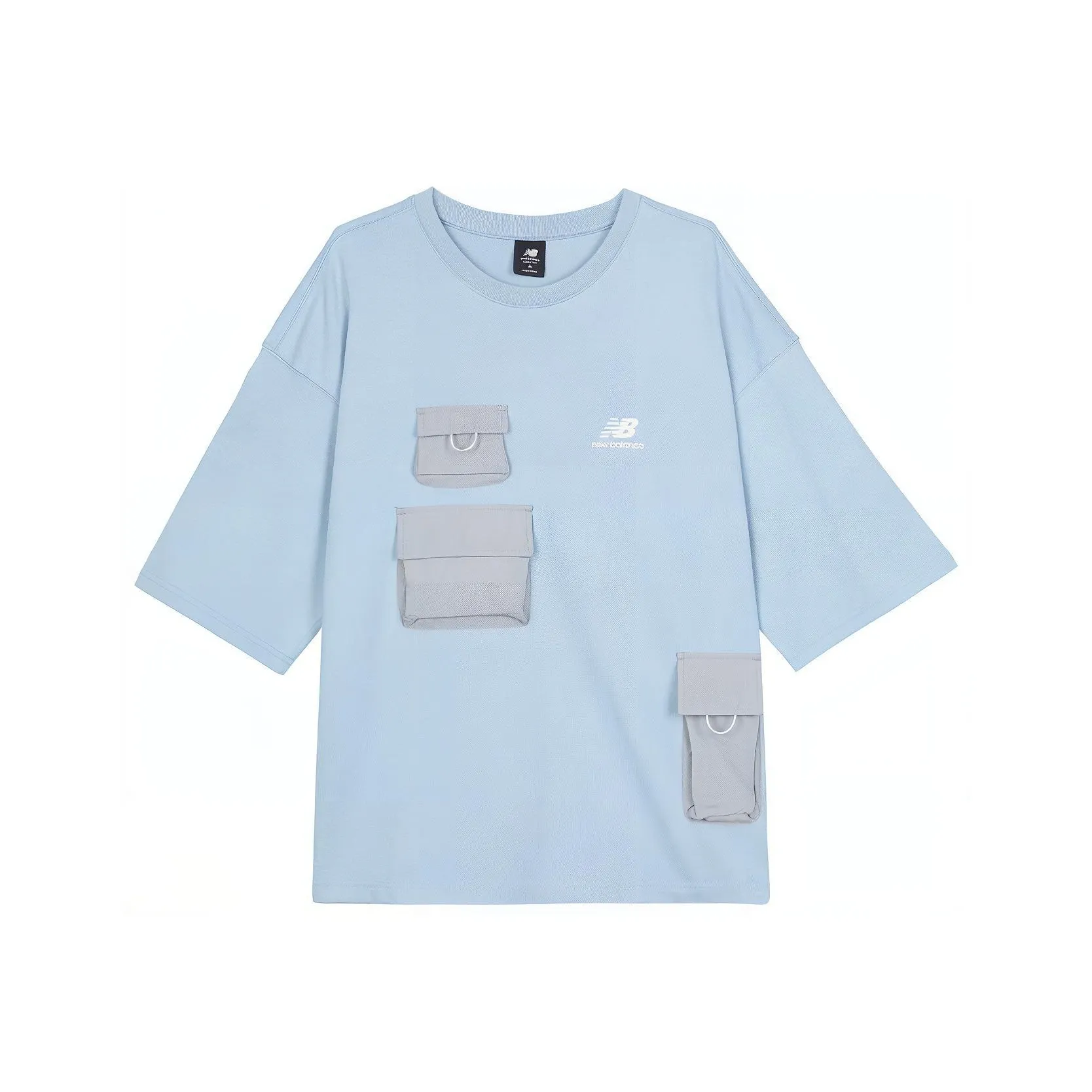New Balance T Shirts Men's Carolina Blue