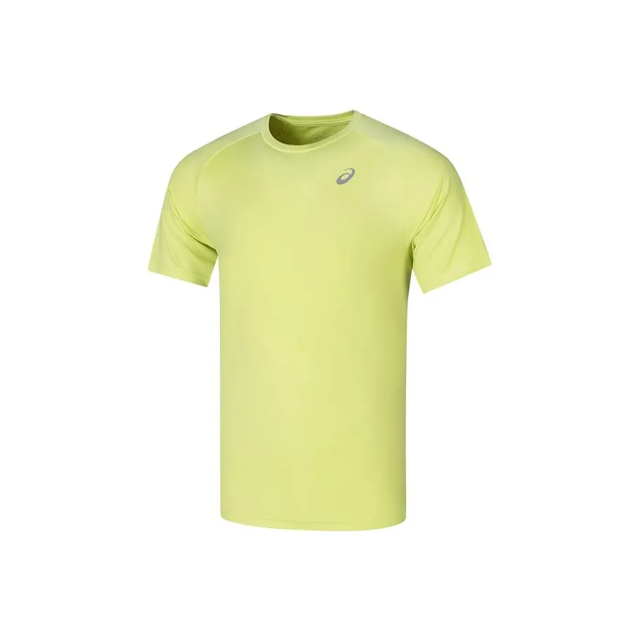 ASICS Неоновый зеленый Мужская футболка с коротким рукавом
