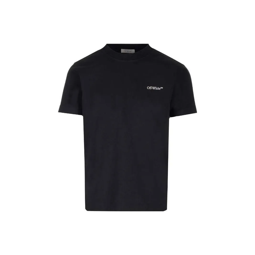 Off Белый Черный Мужские T-рубашки