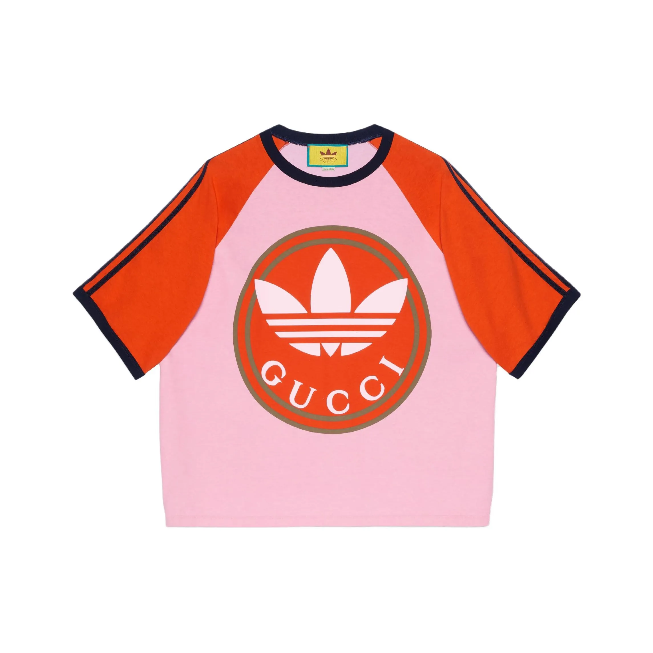 GUCCI X ADIDAS SS23 T-Shirt Мужской Розовый