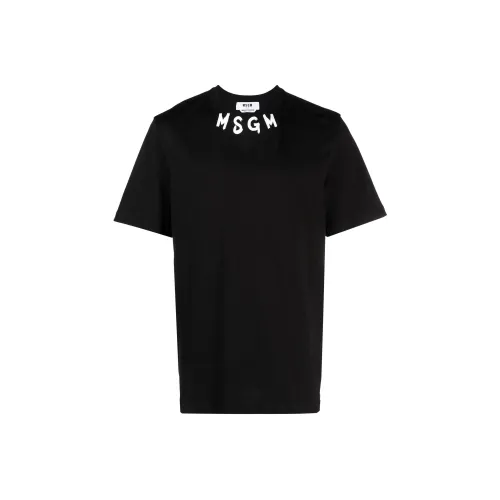 MSGM Черная Мужская Рубашка