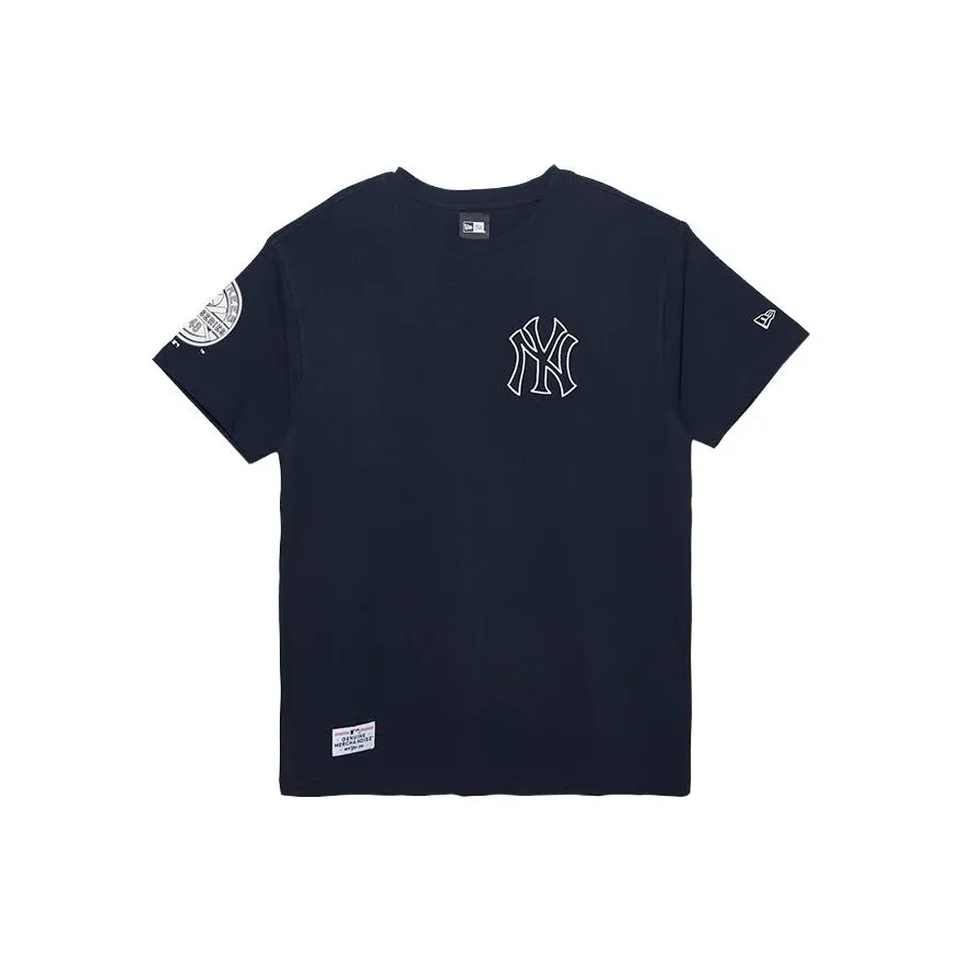 New Era Синий Унисекс Футболка