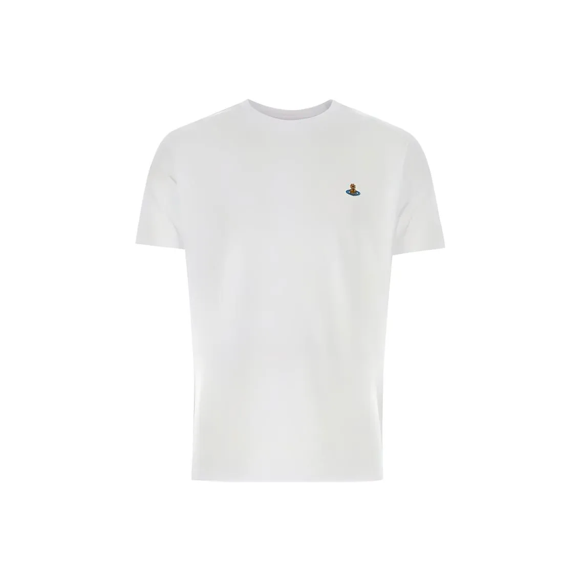 Vivienne Westwood Logo Embroidered Crewneck T Shirt
