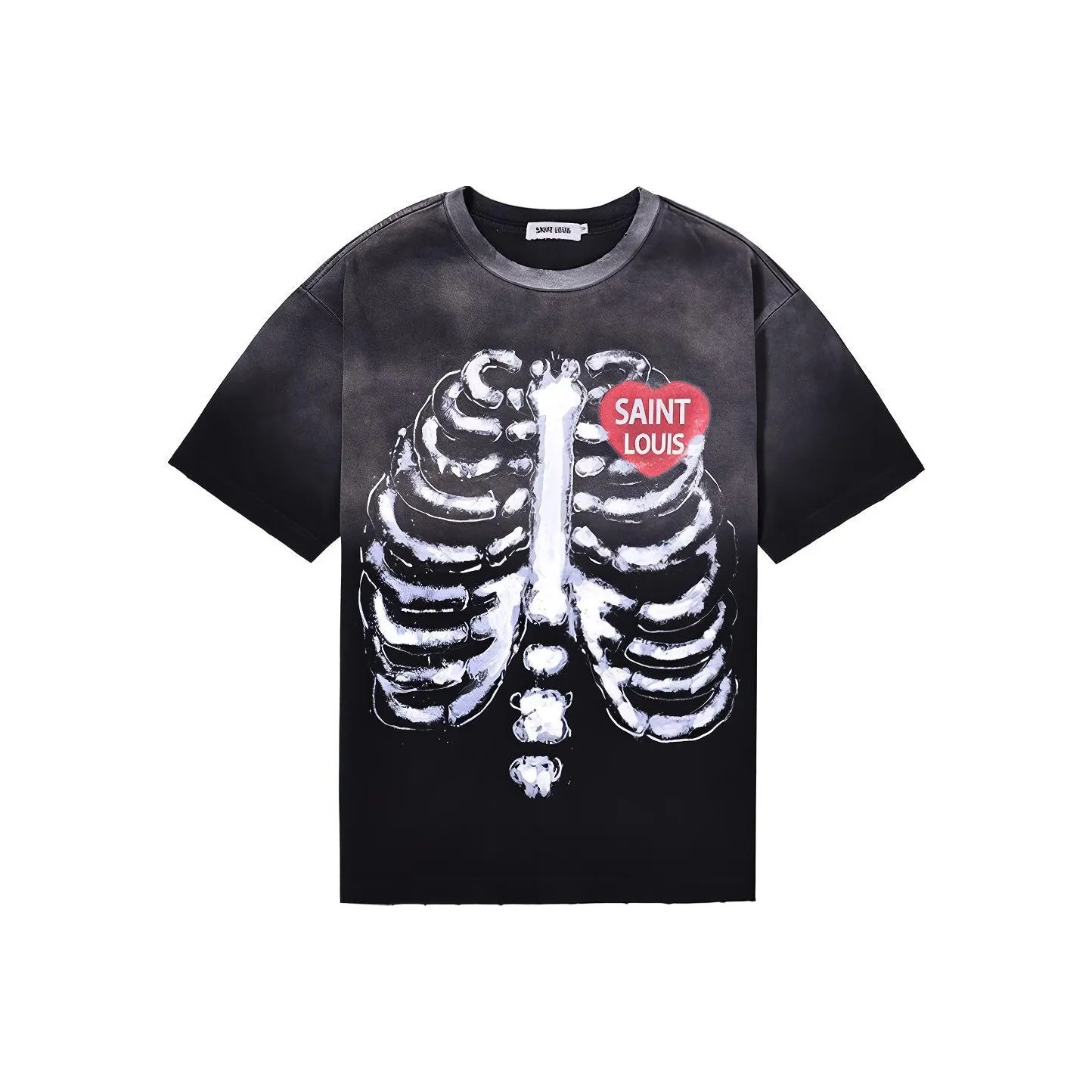 SSSAINT LOUIS Черная унисекс футболка