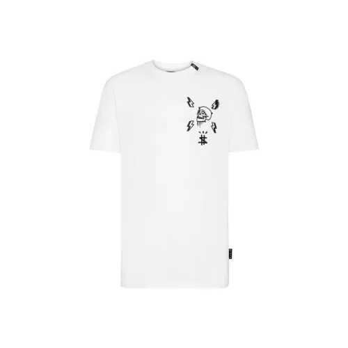 PHILIPP PLEIN Белая Мужская Рубашка