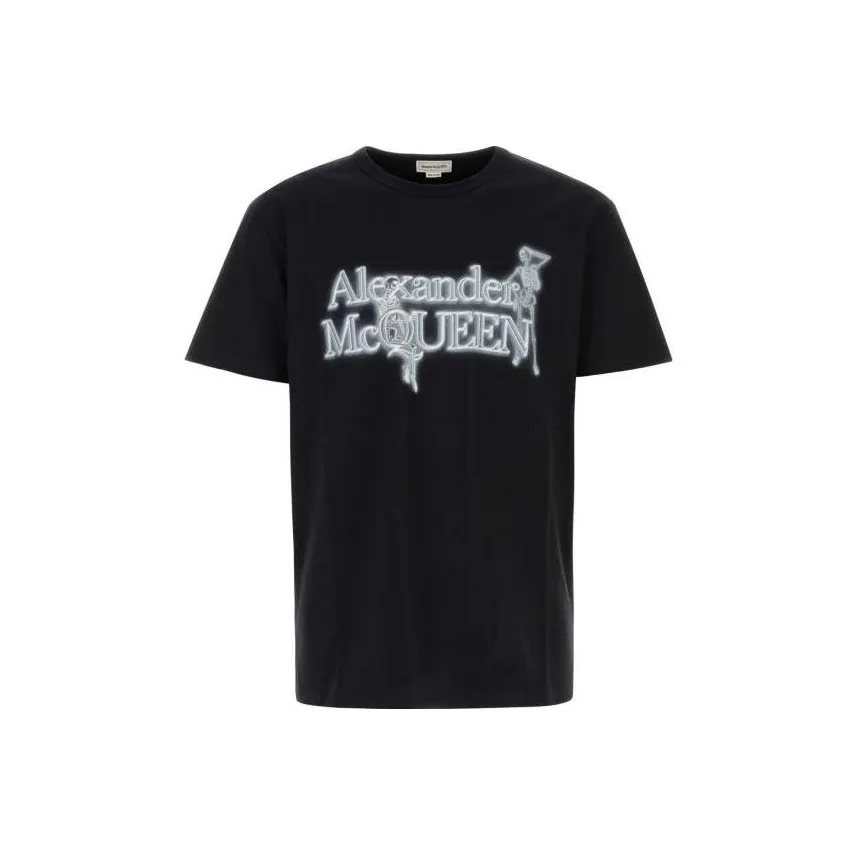 Alexander McQueen Logo Printed T Shirt