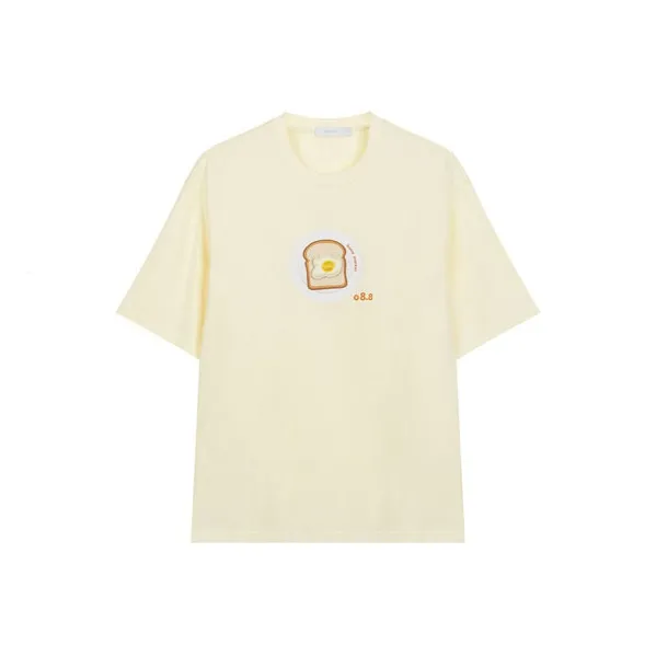 Bosieagender Breakfast Series T Shirts Unisex