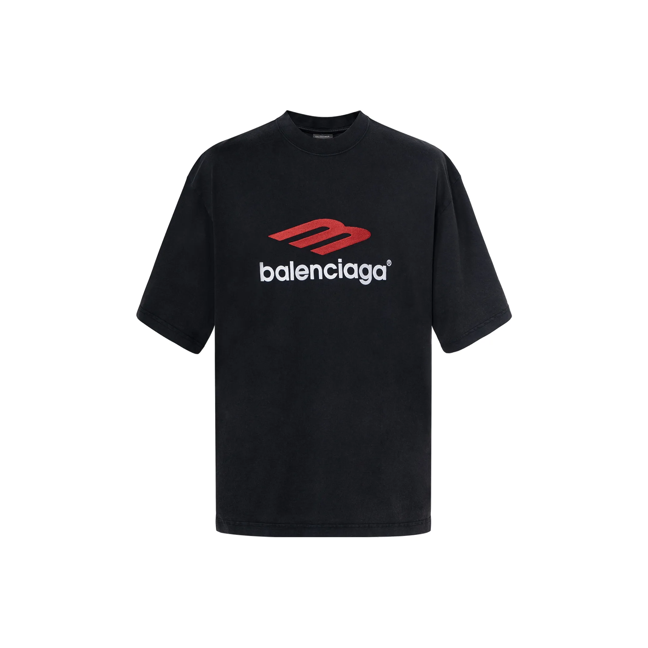 Balenciaga 3B Sports Icon FW23 T Shirt Loose Fit Unisex Black