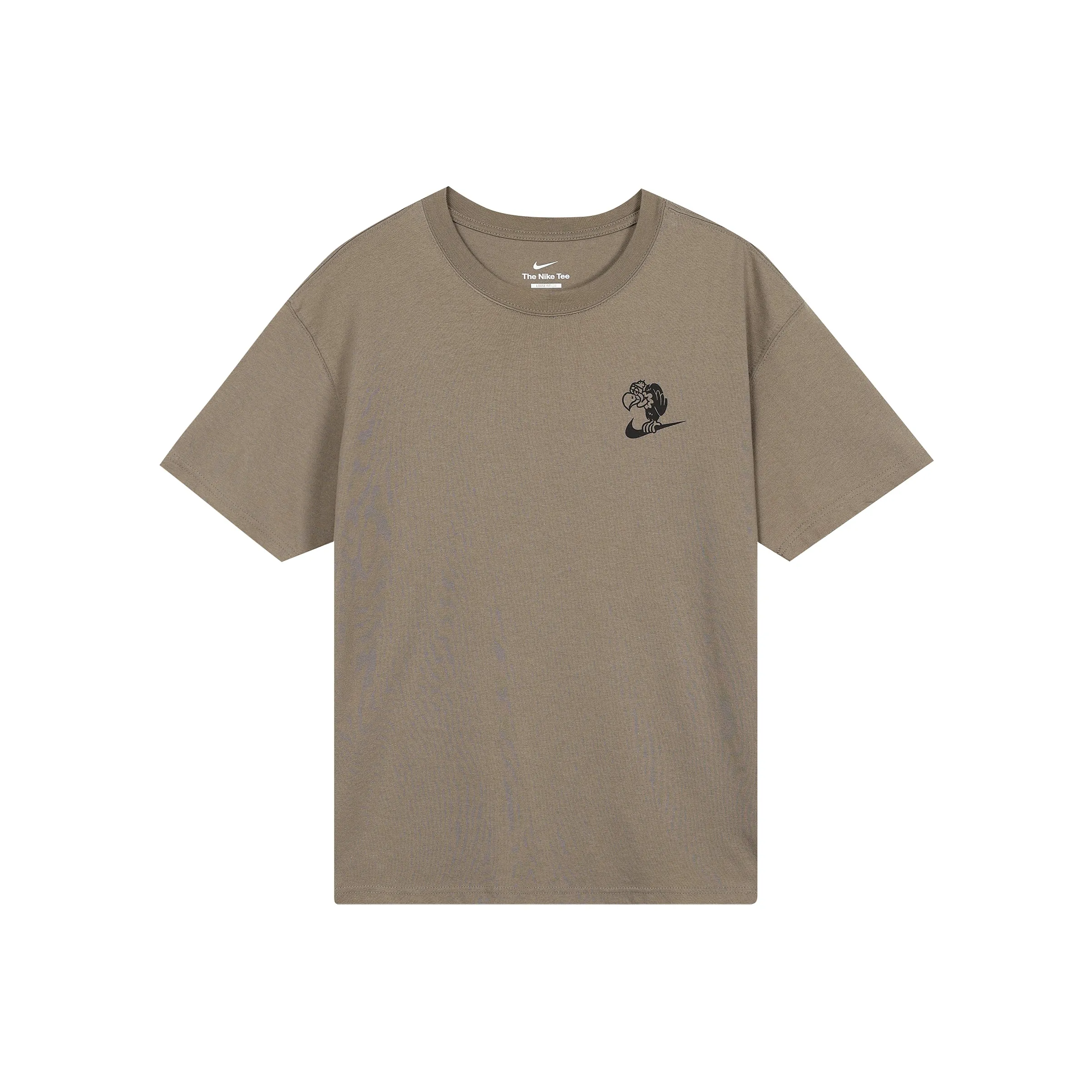Nike T Shirts Men's Olive Gray