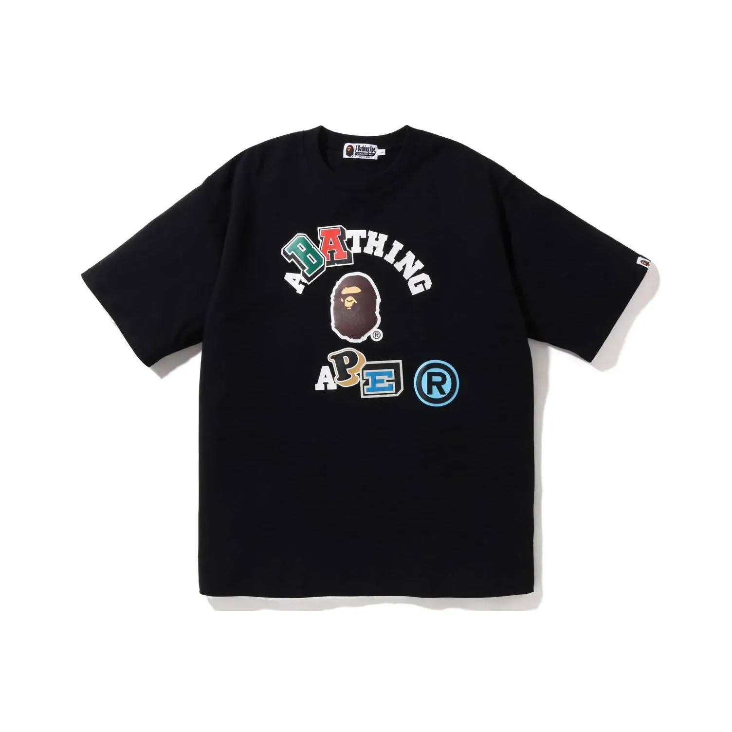 Bape Multi Fonts Relaxed Fit Collage Heavy Weight Tee