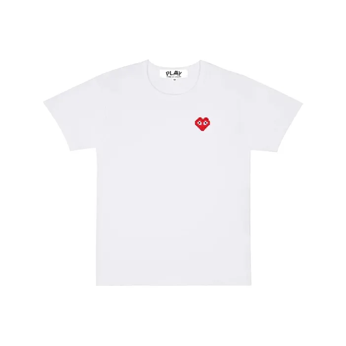 CDG Play CDG PLAY X INVADER Pixel Series Белые Женские Футболки