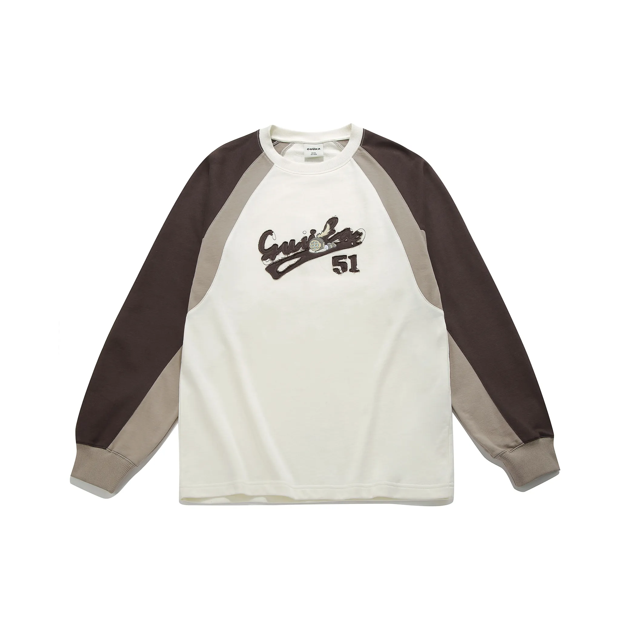 Guuka Кремовый Белый Мужские T-Рубашки